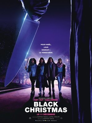 Black Christmas Poster with Hanger