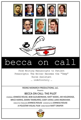 Becca on Call Metal Framed Poster