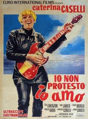 Io non protesto, io amo Poster with Hanger