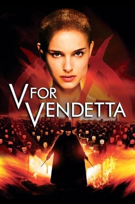 V For Vendetta Wooden Framed Poster