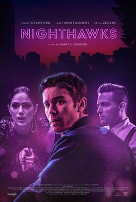 Nighthawks Wooden Framed Poster