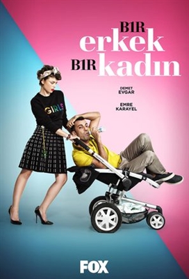 1 Kadin 1 Erkek Poster with Hanger