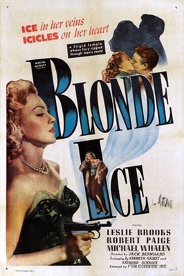 Blonde Ice Wooden Framed Poster