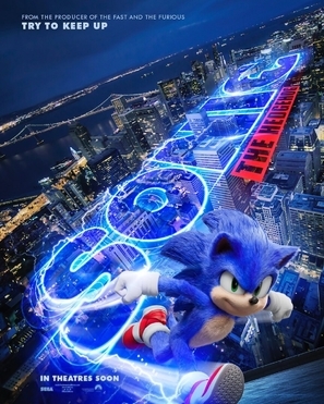 Sonic the Hedgehog Poster with Hanger