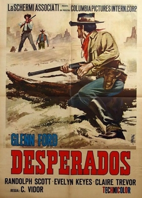 The Desperadoes Poster with Hanger
