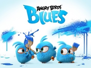 Angry Birds Blues Poster with Hanger