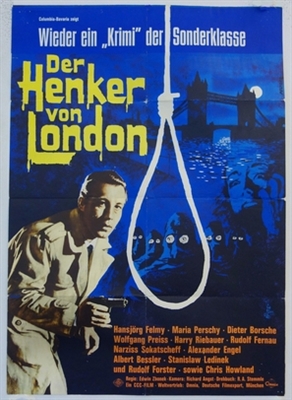 Der Henker von London Poster with Hanger