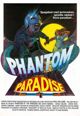 Phantom of the Paradise Wooden Framed Poster