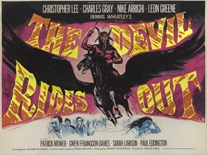 The Devil Rides Out Poster with Hanger