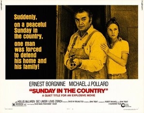 Sunday in the Country Wooden Framed Poster
