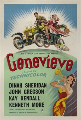 Genevieve Wooden Framed Poster