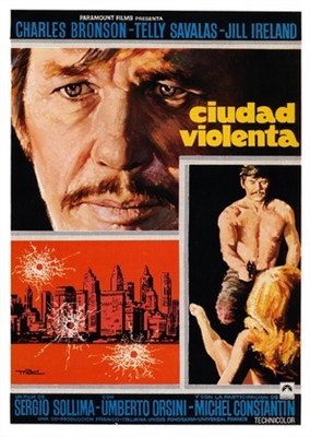 Città violenta Poster with Hanger