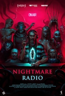 A Night of Horror: Nightmare Radio Poster with Hanger
