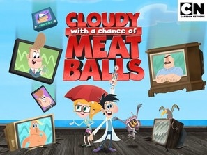 Cloudy with a Chance... Poster with Hanger