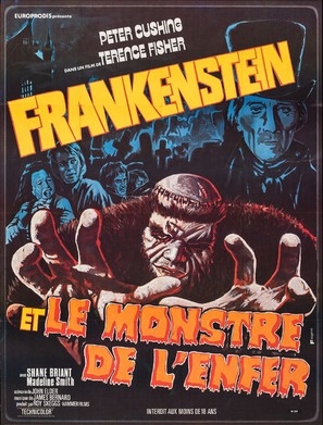 Frankenstein and the Monster from Hell Poster with Hanger