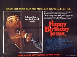 Happy Birthday to Me Poster with Hanger