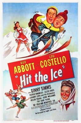Hit the Ice Canvas Poster