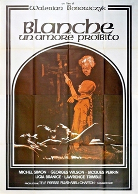 Blanche Wooden Framed Poster