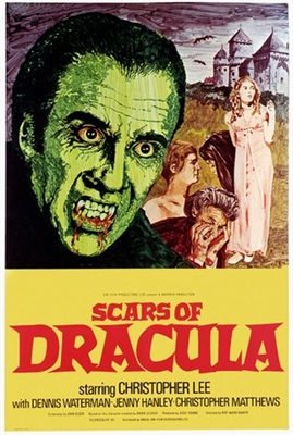 Scars of Dracula Metal Framed Poster