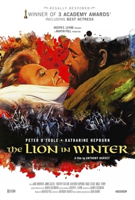 The Lion in Winter Wooden Framed Poster