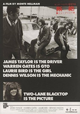 Two-Lane Blacktop Canvas Poster