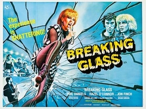 Breaking Glass Poster with Hanger