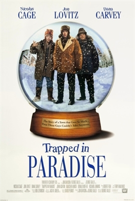 Trapped In Paradise Poster with Hanger