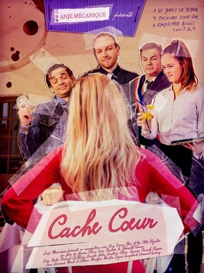 Cache coeur poster