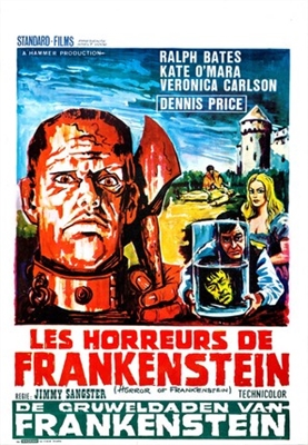 The Horror of Frankenstein Poster with Hanger