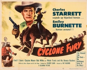 Cyclone Fury Metal Framed Poster