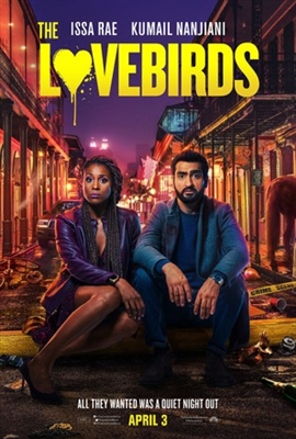 The Lovebirds Canvas Poster