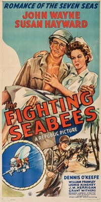 The Fighting Seabees Wooden Framed Poster