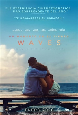 Waves Wooden Framed Poster
