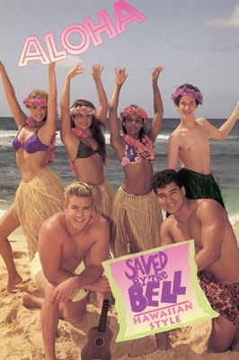 Saved by the Bell: Hawaiian Style Wooden Framed Poster