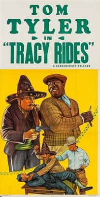 Tracy Rides Poster with Hanger