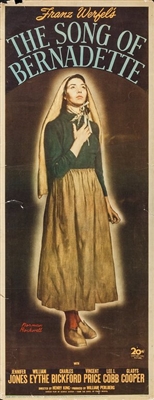 The Song of Bernadette poster