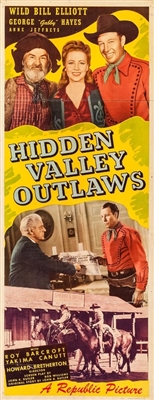 Hidden Valley Outlaws Poster with Hanger