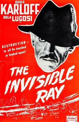 The Invisible Ray Poster with Hanger