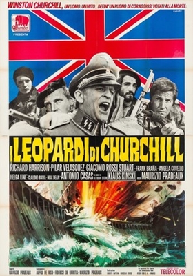I Leopardi di Churchill Wooden Framed Poster