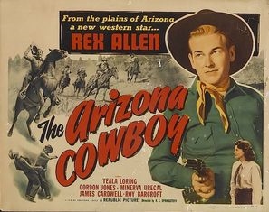 The Arizona Cowboy Wooden Framed Poster