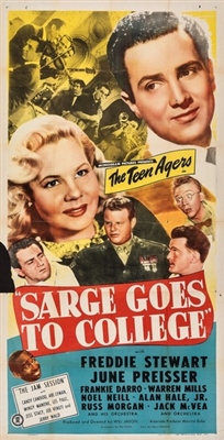 Sarge Goes to College Metal Framed Poster