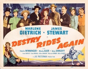 Destry Rides Again Poster with Hanger