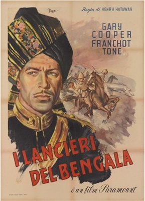 The Lives of a Bengal Lancer Wooden Framed Poster