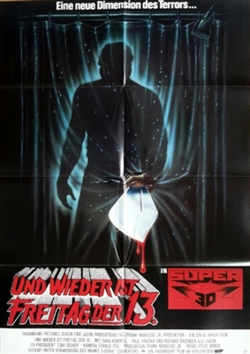 Friday the 13th Part III Metal Framed Poster