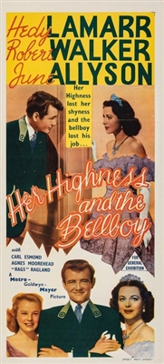 Her Highness and the Bellboy Wooden Framed Poster