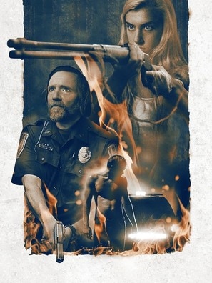 Burning Kentucky Metal Framed Poster