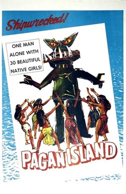 Pagan Island Poster with Hanger