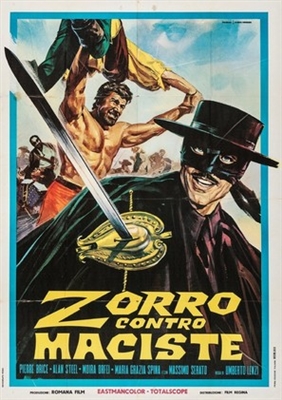 Zorro contro Maciste Wood Print