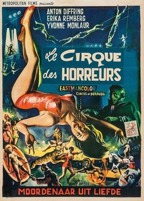 Circus of Horrors Metal Framed Poster