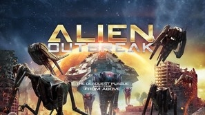 Alien Outbreak Poster with Hanger